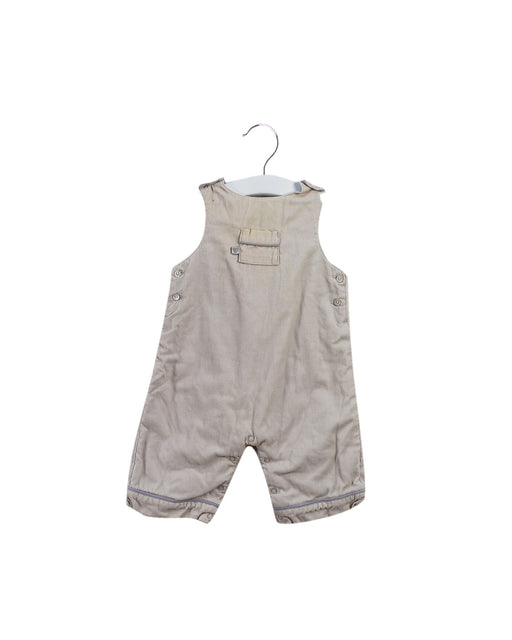 A Beige Sleeveless Jumpsuits from Jacadi in size 0-3M for boy. (Front View)