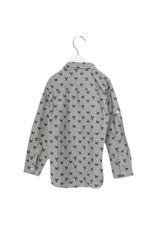 A Navy Shirts from Seed in size 8Y for boy. (Front View)