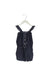 A Grey Sleeveless Rompers from Gingersnaps in size 4T for girl. (Front View)