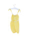 A Yellow Long Overalls from Nobodinoz in size 3-6M for girl. (Back View)