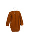 A Brown Long Sleeve Bodysuits from Soft Gallery in size 18-24M for neutral. (Front View)