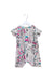 A Multicolour Short Sleeve Rompers from The Bonnie Mob in size 6-12M for girl. (Front View)