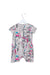 A Multicolour Short Sleeve Rompers from The Bonnie Mob in size 6-12M for girl. (Back View)
