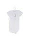 A White Short Sleeve Bodysuits from Petit Bateau in size 6-12M for boy. (Front View)