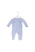 A Blue Long Sleeve Jumpsuits from Tartine et Chocolat in size 0-3M for girl. (Front View)