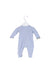 A Blue Long Sleeve Jumpsuits from Tartine et Chocolat in size 0-3M for girl. (Front View)