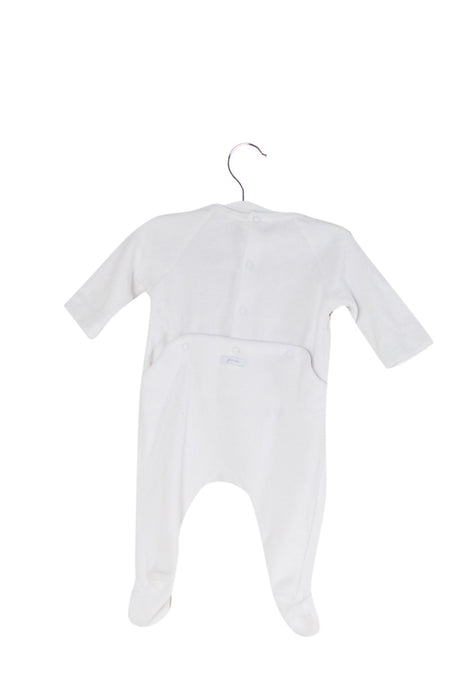 A White Long Sleeve Jumpsuits from Jacadi in size 0-3M for neutral. (Back View)