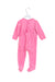 A Pink Long Sleeve Jumpsuits from Petit Bateau in size 12-18M for girl. (Back View)