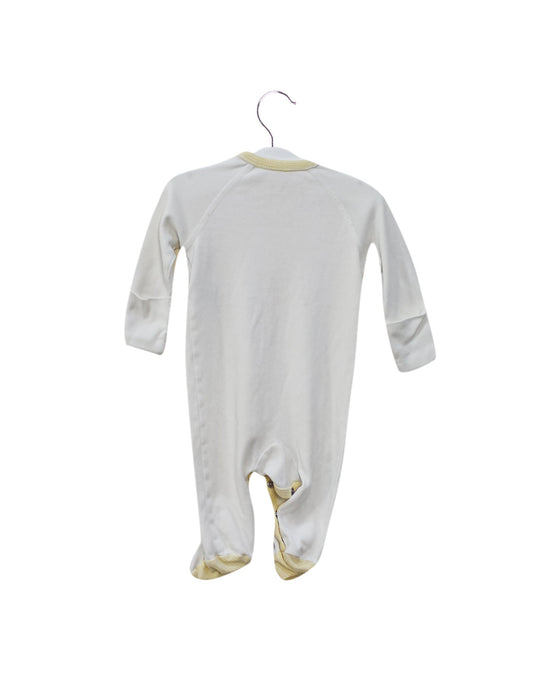 A White Long Sleeve Jumpsuits from Ralph Lauren in size 0-3M for girl. (Back View)
