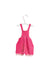 A Pink Overall Shorts from Roberta Bacarelli in size 12-18M for girl. (Back View)