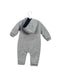 A Grey Long Sleeve Jumpsuits from Nicholas & Bears in size 0-3M for boy. (Back View)