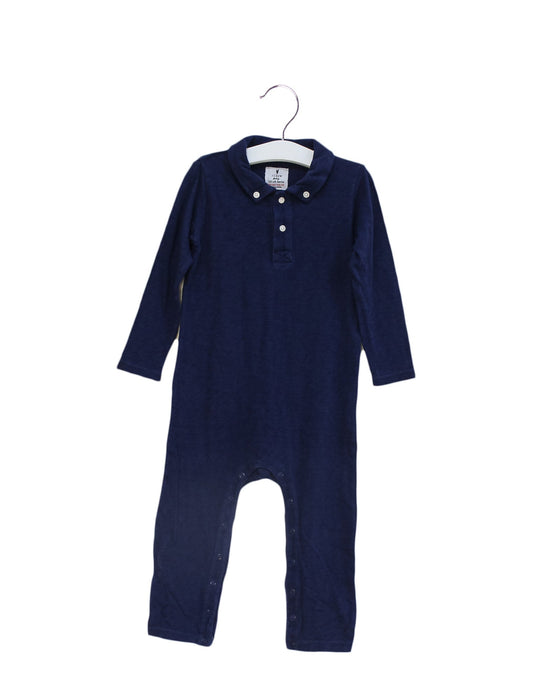 A Navy Long Sleeve Jumpsuits from J.Crew Baby in size 12-18M for boy. (Front View)