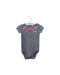 A Grey Short Sleeve Bodysuits from Calvin Klein in size 3-6M for girl. (Front View)