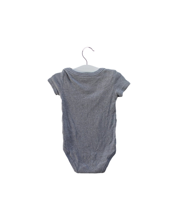 A Grey Short Sleeve Bodysuits from Calvin Klein in size 3-6M for girl. (Back View)