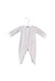 A Grey Long Sleeve Jumpsuits from Laranjinha in size 0-3M for neutral. (Front View)