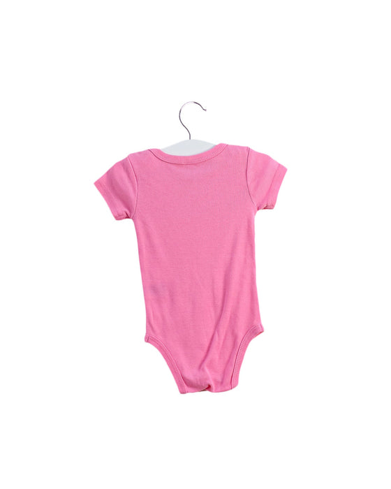 A Pink Short Sleeve Bodysuits from Calvin Klein in size 3-6M for girl. (Back View)