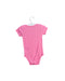 A Pink Short Sleeve Bodysuits from Calvin Klein in size 3-6M for girl. (Back View)