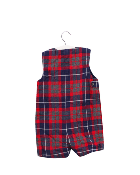 A Red Sleeveless Rompers from Janie & Jack in size 6-12M for boy. (Back View)