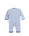 A Blue Long Sleeve Jumpsuits from Jojo Maman Bébé in size 0-3M for girl. (Back View)