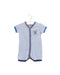 A Blue Short Sleeve Rompers from Petit Bateau in size 3-6M for boy. (Front View)