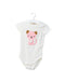 A Ivory Short Sleeve Bodysuits from Seed in size 3-6M for girl. (Back View)