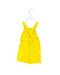 A Yellow Overall Shorts from Petit Bateau in size 6-12M for neutral. (Back View)