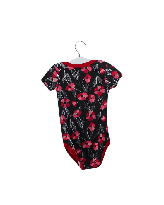 A Red Short Sleeve Bodysuits from Calvin Klein in size 3-6M for girl. (Back View)