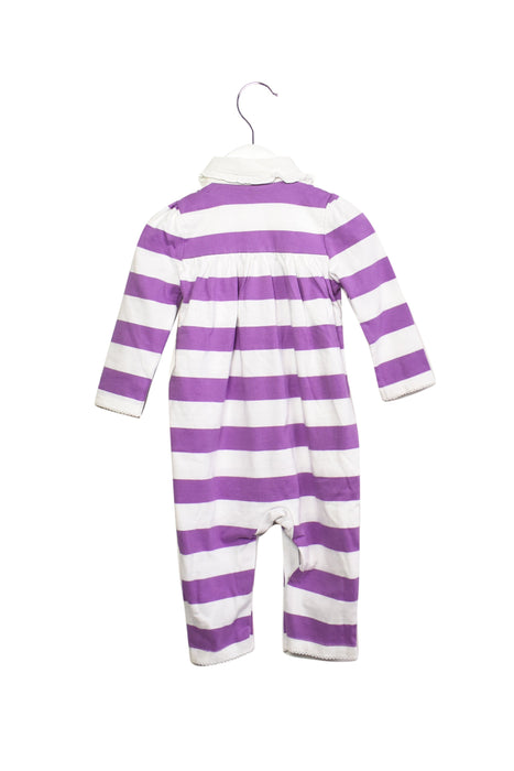 A Purple Long Sleeve Jumpsuits from Ralph Lauren in size 6-12M for girl. (Back View)
