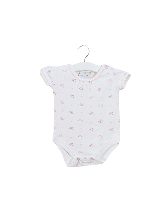 A White Short Sleeve Bodysuits from J by Jasper Conran in size 3-6M for girl. (Front View)