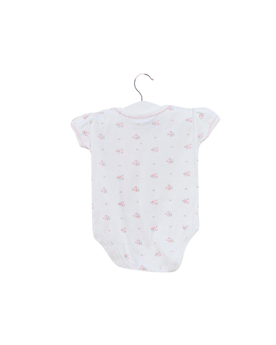A White Short Sleeve Bodysuits from J by Jasper Conran in size 3-6M for girl. (Back View)