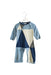 A Blue Long Sleeve Jumpsuits from Lucky Jade in size 6-12M for boy. (Front View)