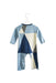 A Blue Long Sleeve Jumpsuits from Lucky Jade in size 6-12M for boy. (Back View)