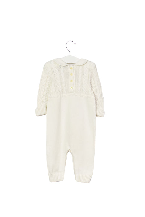 A White Long Sleeve Jumpsuits from Ralph Lauren in size 3-6M for girl. (Back View)