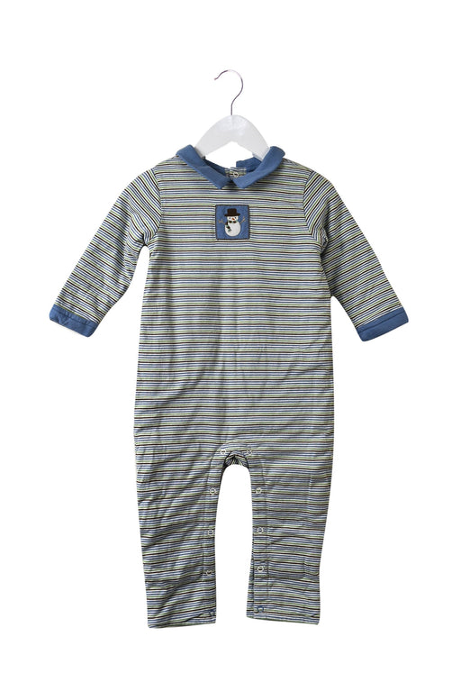 A Blue Long Sleeve Jumpsuits from Janie & Jack in size 12-18M for boy. (Front View)