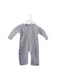 A Grey Long Sleeve Jumpsuits from Tartine et Chocolat in size 0-3M for girl. (Front View)