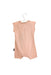 A Pink Sleeveless Rompers from Nununu in size 0-3M for girl. (Back View)