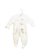 A Beige Long Sleeve Jumpsuits from Natures Purest in size 0-3M for neutral. (Front View)