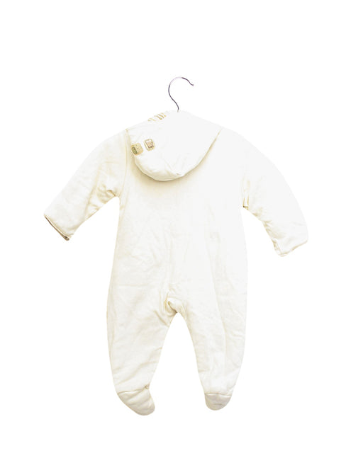 A Beige Long Sleeve Jumpsuits from Natures Purest in size 0-3M for neutral. (Front View)