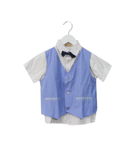 A Blue Shirts from Nicholas & Bears in size 4T for boy. (Front View)