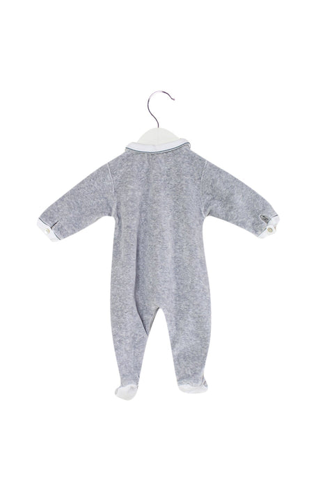 A Grey Long Sleeve Jumpsuits from Tartine et Chocolat in size 0-3M for boy. (Back View)