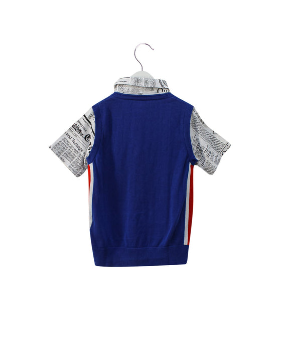 A Blue Shirts from John Galliano in size 8Y for boy. (Front View)