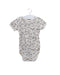 A Ivory Short Sleeve Bodysuits from Nature Baby in size 3-6M for neutral. (Front View)