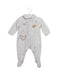 A White Long Sleeve Jumpsuits from Chicco in size 0-3M for girl. (Front View)