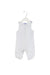 A White Sleeveless Jumpsuits from Jacadi in size 3-6M for neutral. (Front View)
