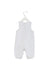A White Sleeveless Jumpsuits from Jacadi in size 3-6M for neutral. (Back View)