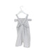 A Grey Sleeveless Rompers from Seed in size 3-6M for girl. (Back View)