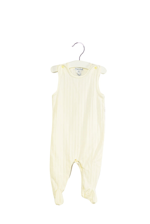 A Ivory Sleeveless Jumpsuits from Ralph Lauren in size 6-12M for boy. (Front View)