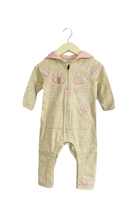 A White Long Sleeve Jumpsuits from Little Marc Jacobs in size 6-12M for girl. (Front View)