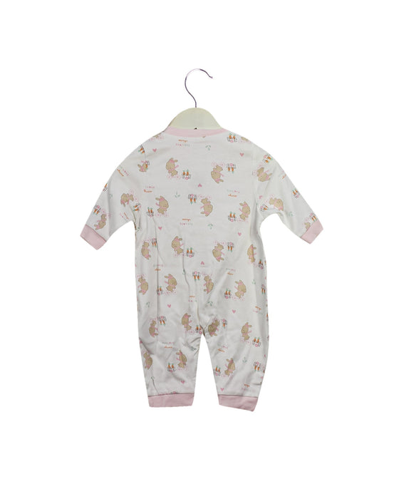 A White Long Sleeve Jumpsuits from Chicco in size 0-3M for girl. (Back View)