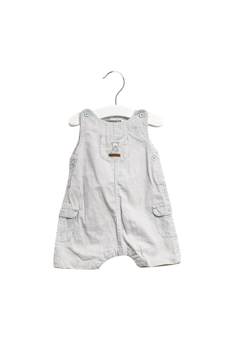 A White Sleeveless Rompers from Sergent Major in size 3-6M for girl. (Front View)